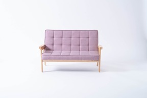 雙人夜櫻紫（貓抓布）